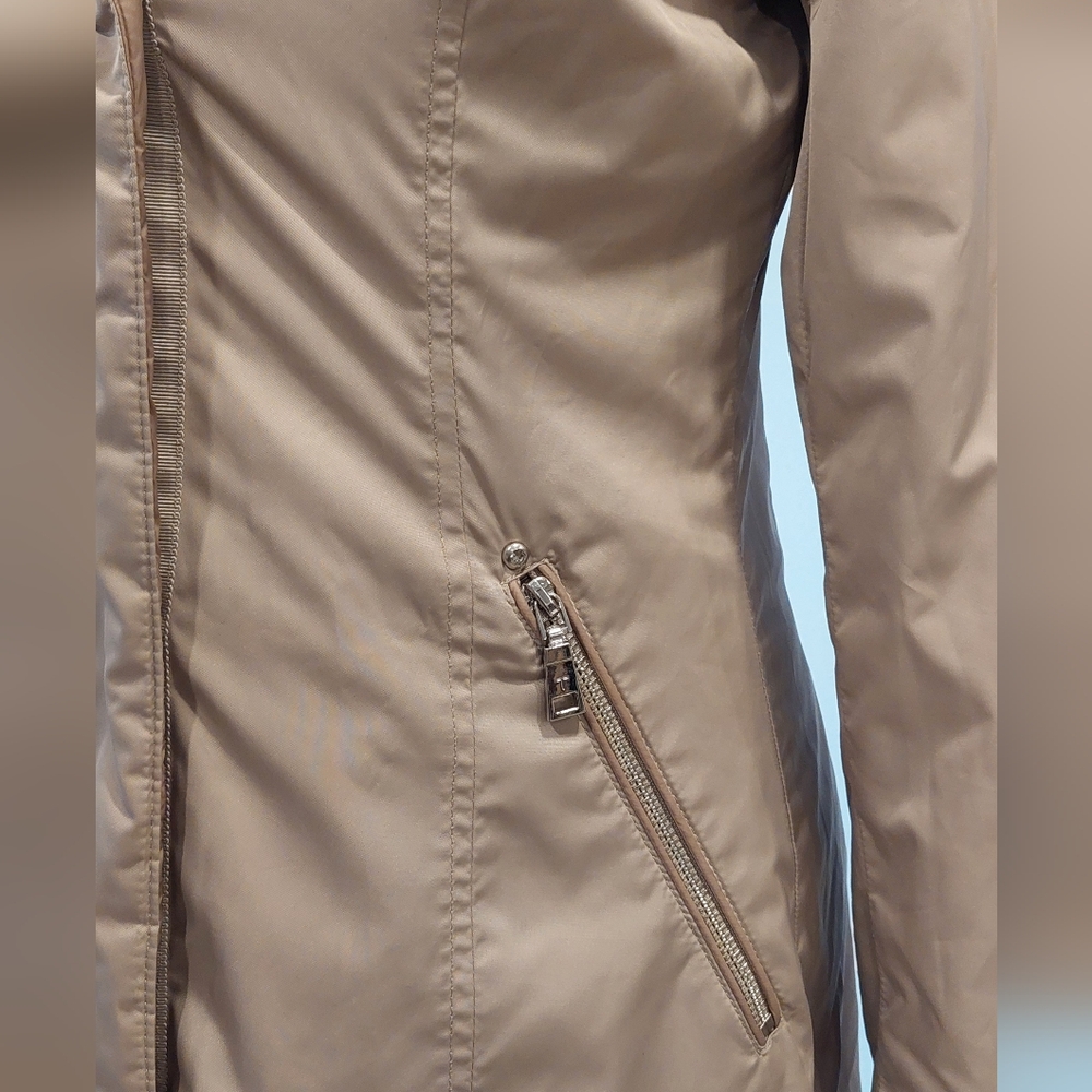 Tahari Women's Tan Puffer Jacket - Picture 2 of 14